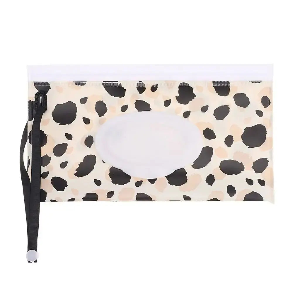 Baby Wet Wipe Pouch EVA Flip Cover | Refillable Stroller Bag