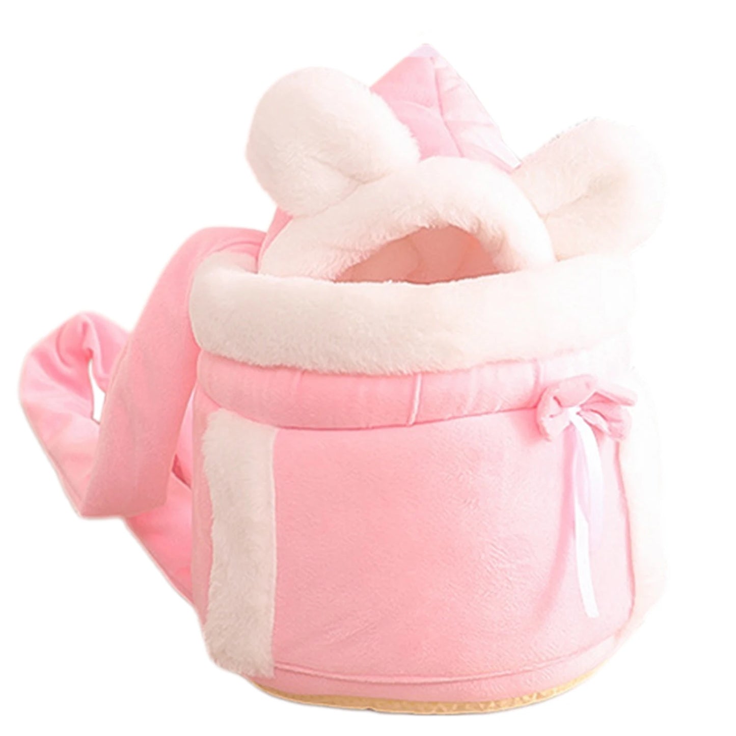 Winter Plush Cat Carrier Backpack | Cozy Travel Bag for Pets