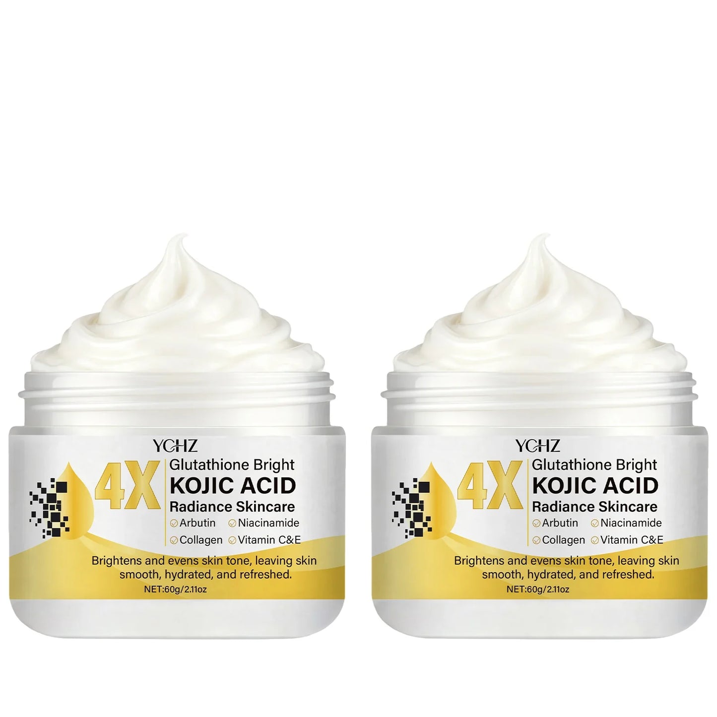 YCHZ Kojic Acid Brightening Cream – Dark Spot & Dullness 60g