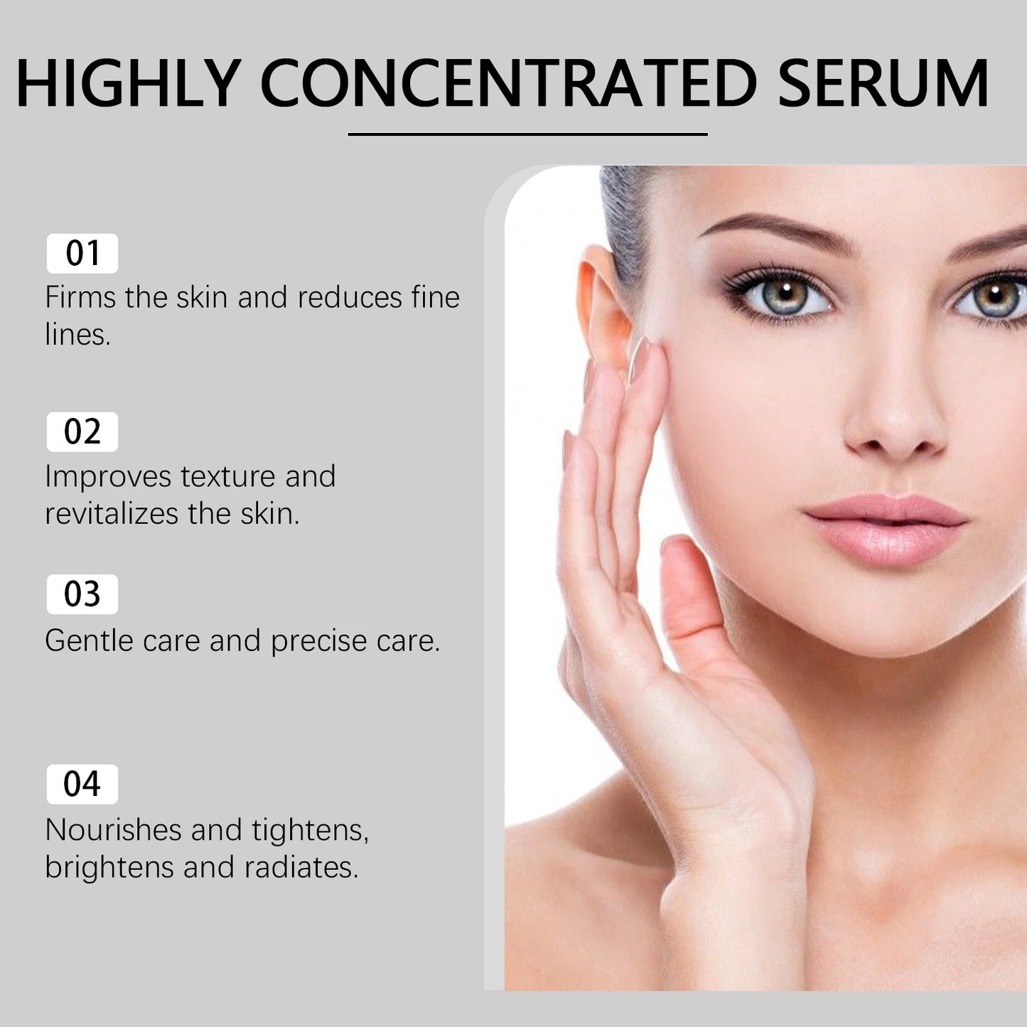 Anti-Aging Face Serum – Firming, Brightening & Wrinkle Smooth