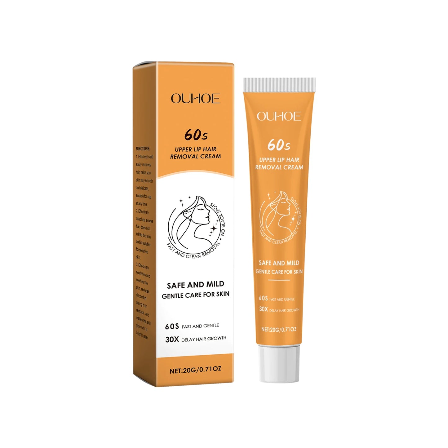 Painless Hair Removal Cream – Face, Legs & Body