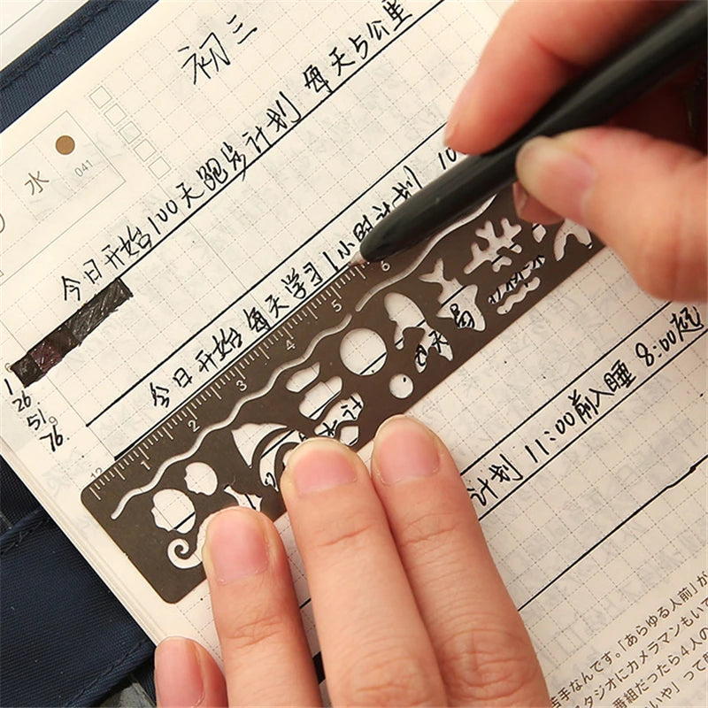 Bview Art Metal Bookmark Ruler Creative Horse Birdcage Hollow Design