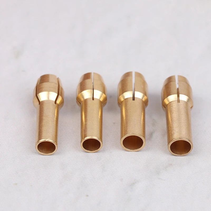 10Pcs/set 0.5mm-3.2mm Mini Drill Chucks Adapter Chucks For Chuck Adapter Micro Collet Brass DIY Power Rotary Tool Peaceful Pleasures Health and Wellness