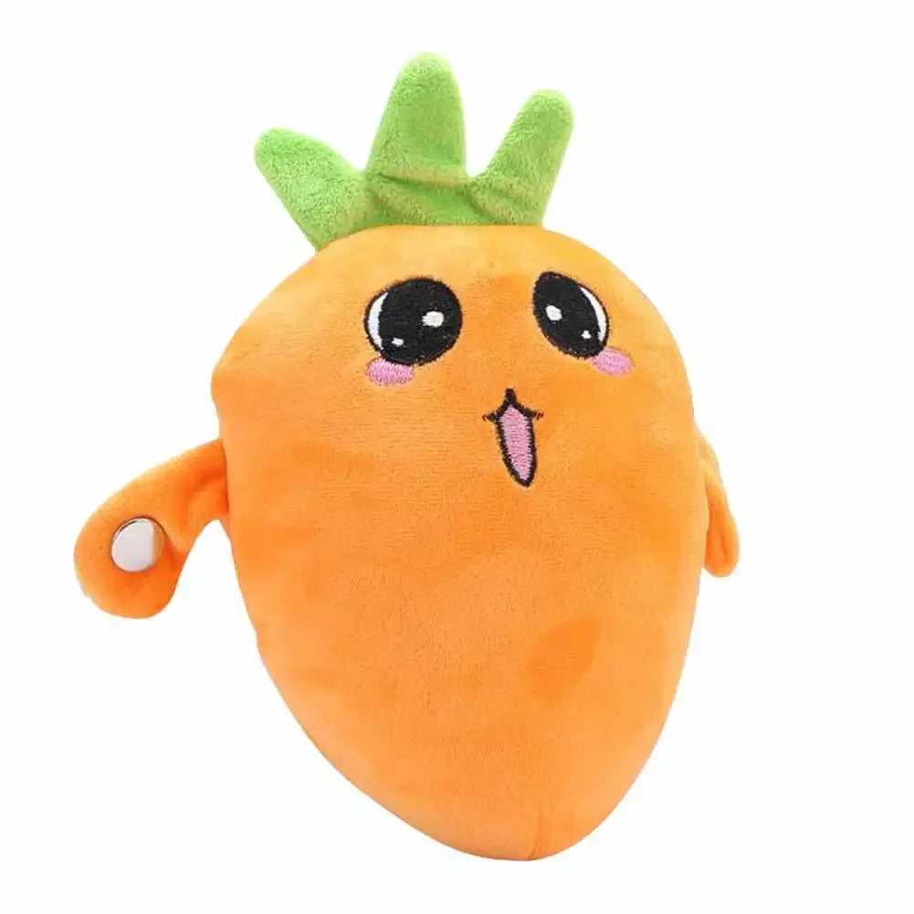 Creative Peculiar Music Rhythm Parent-child Interactive Plush Doll Banana Fruit Induction Toy Cultivate Music Perception Ability Peaceful Pleasures Health and Wellness Orange