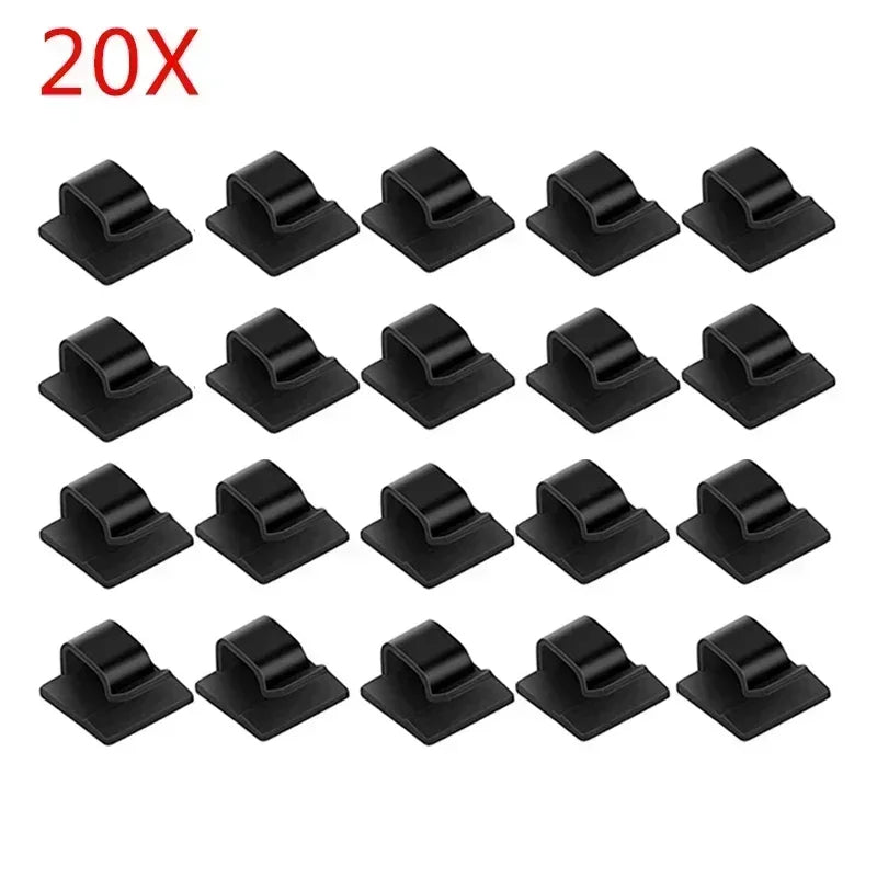 Self-Adhesive Cable Clips – Waterproof Wire Management Clamps