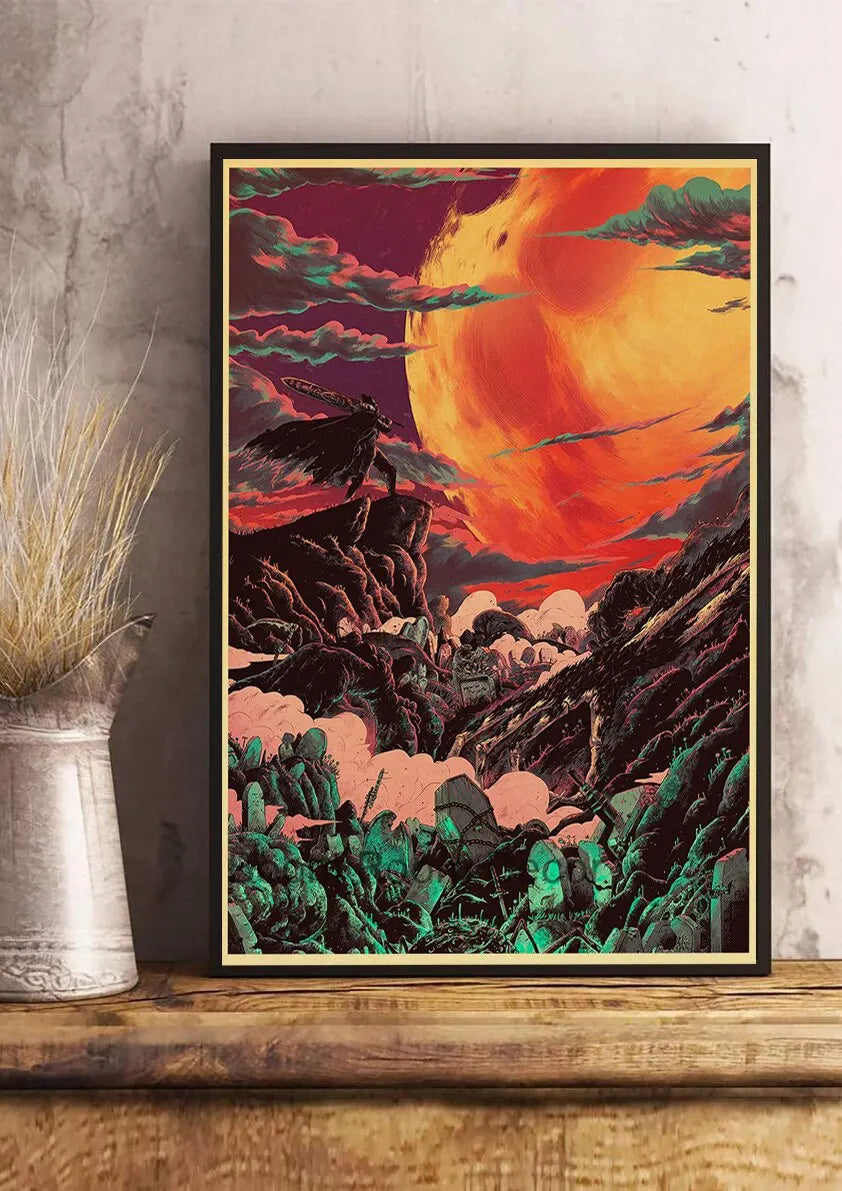 Berserk Anime Canvas Wall Art Retro Poster | Home Décor