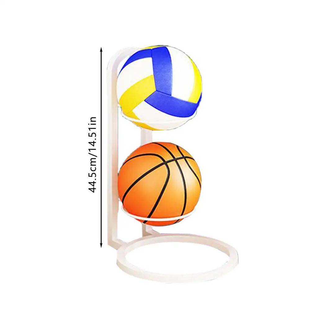Heavy Duty Steel Multi-Sport Ball Rack Stand – 2/3/4-Tier