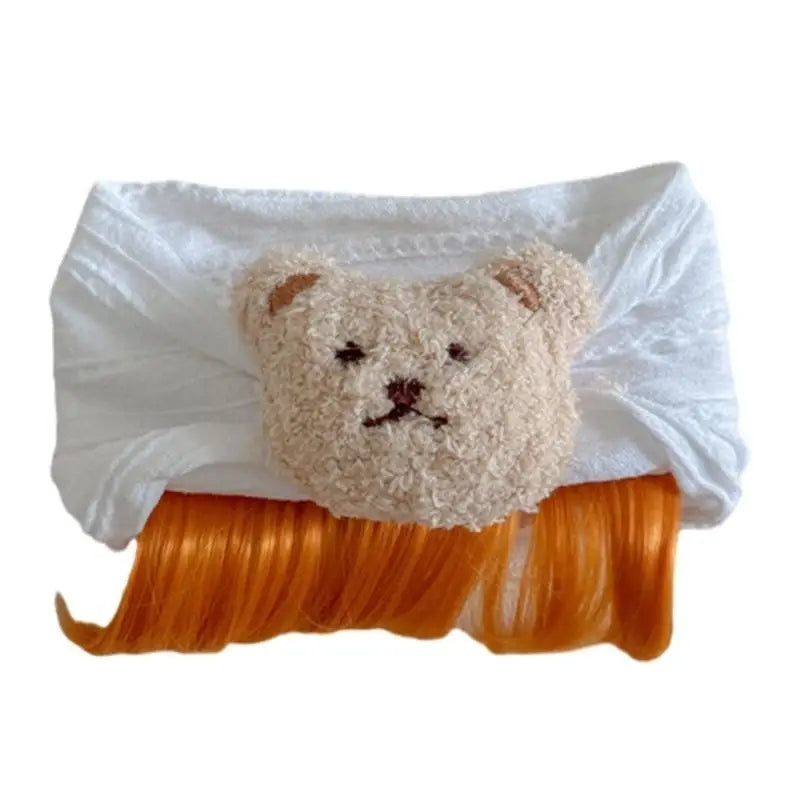 Baby Girl Bear Bangs Headband | Cute Toddler Hairband Ages 1–3