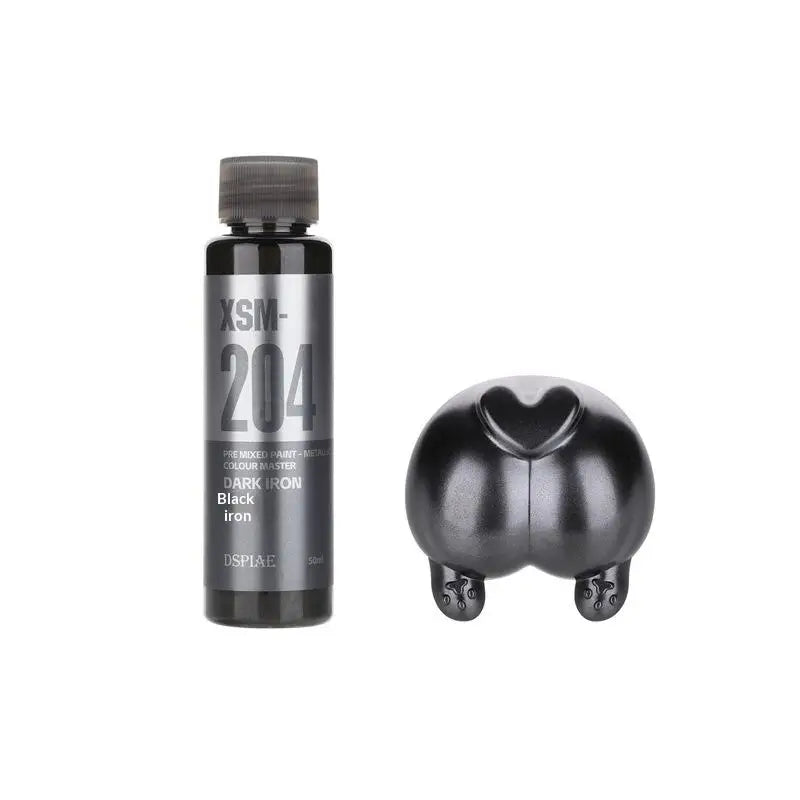 50ml Water-Based Pre-Mixed Metal Paint for Scale Models & Airbrush
