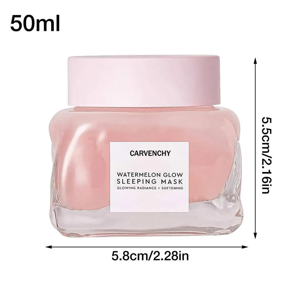 Watermelon Overnight Sleeping Mask – Hyaluronic Acid & AHA
