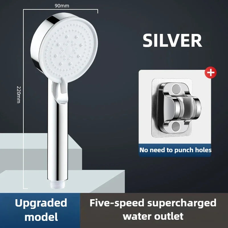 5-Mode High-Pressure Handheld Shower Head | Water Saving
