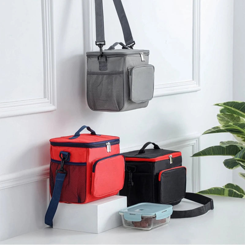 Extra Large Insulated Lunch Bag – Leak Proof Tote & Shoulder Strap