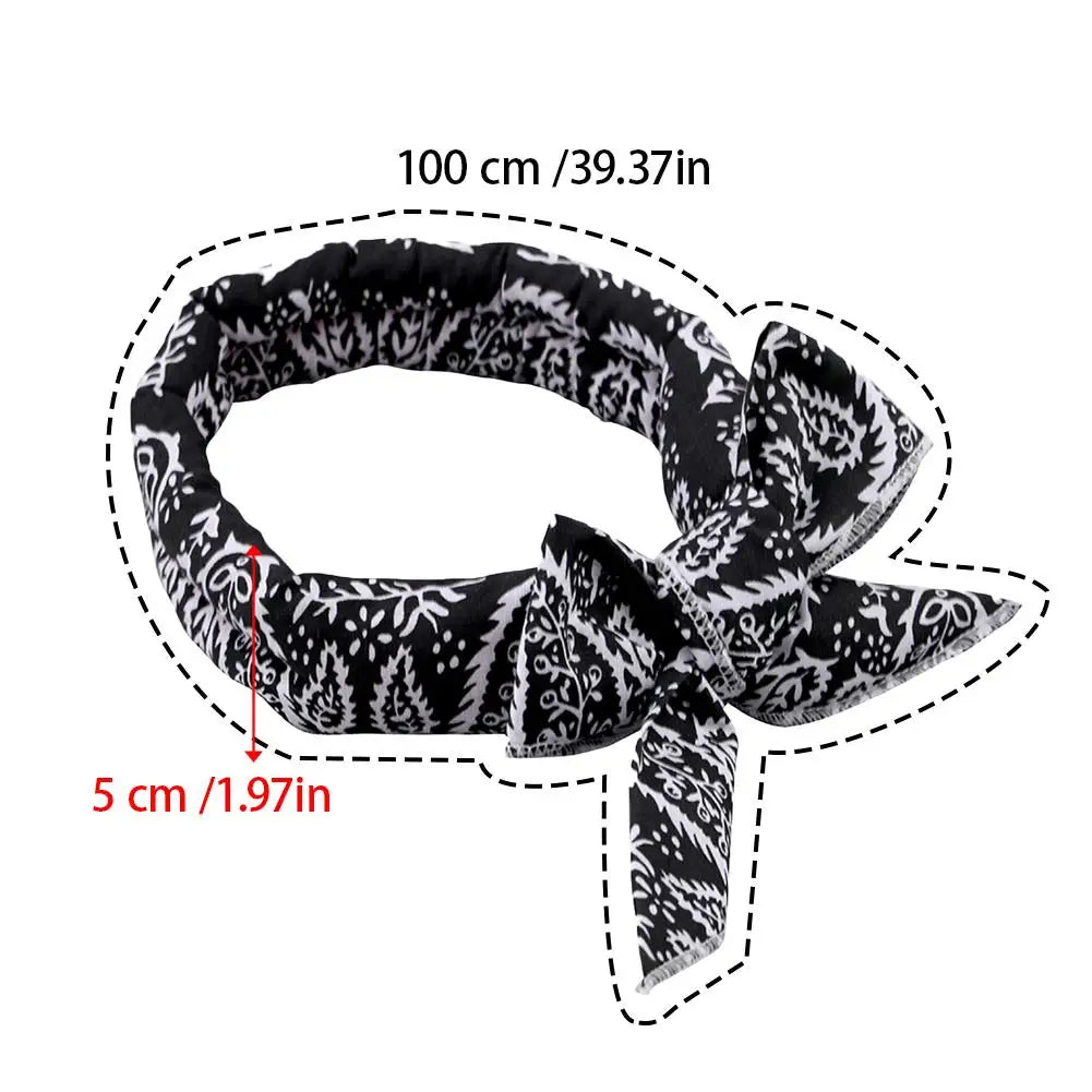 Dog Cooling Collar Summer Pet Cat Dog Ice Scarf Animal People Outdoor Sports Headband Towel Wristband Dog Bibs Pet Dog Supplies Peaceful Pleasures Health and Wellness