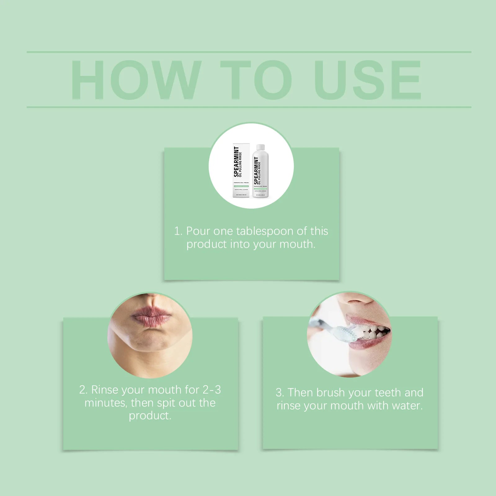 Orchid Mint Mouthwash Remove Odorfresh Breath Clean Oral Hygiene Relieve Gum Discomfort Reduce Food Residue Oral Care Mouthwash Peaceful Pleasures Health and Wellness