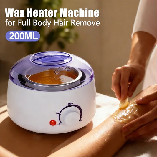 2026 200ML Hair Removal Tool Warmer Wax Heater Hands Feet Epilator Depilatory Paraffin Wax Machine Kit/Wax Beans/Wax Heater Peaceful Pleasures Health and Wellness