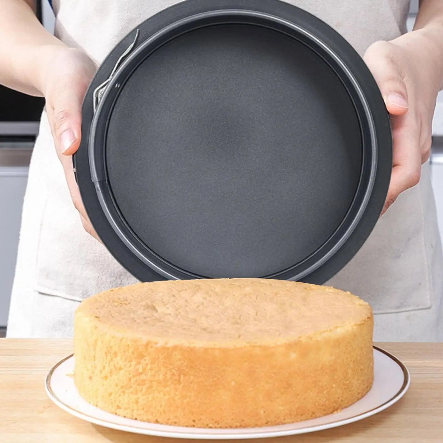 Professional Nonstick Springform Cake Pan with Removable Bottom for Home & Commercial Kitchen Baking, Oven Safe Peaceful Pleasures Health and Wellness