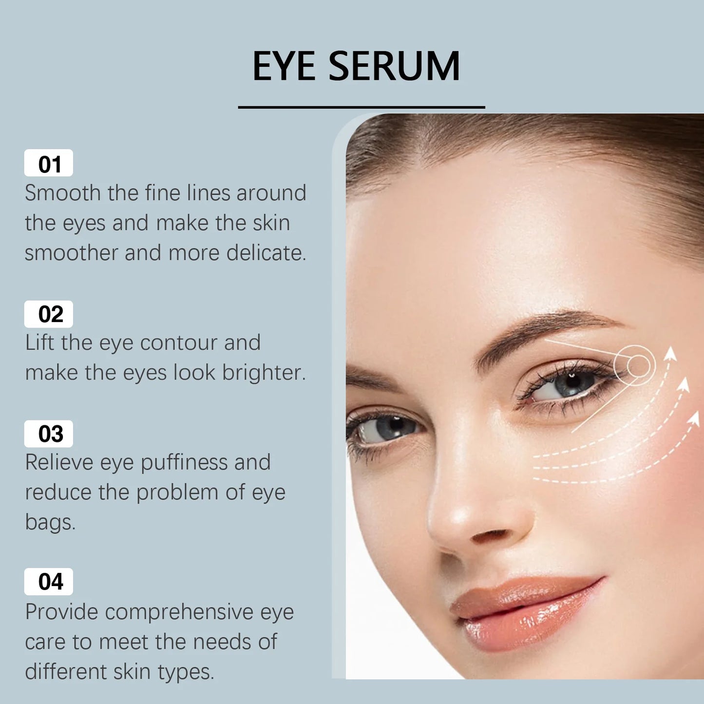 Massage Eye Serum – Dark Circles, Puffiness & Bags Unisex