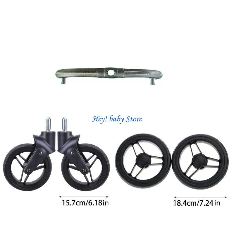 Replacement Stroller Front Armrest & Wheels for Yoya Babalo