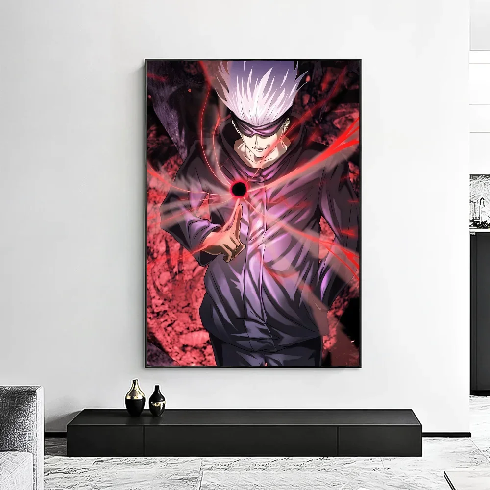 Satoru Gojo Canvas Wall Art | Jujutsu Kaisen Anime Poster