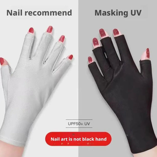 UV Protection Gloves for Gel Nail Lamp Peaceful Pleasures Health and Wellness