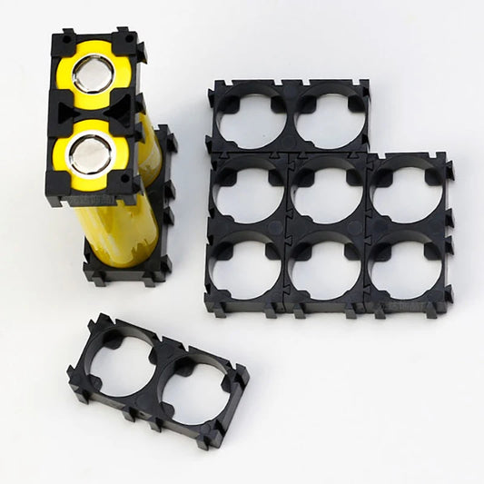 10Pcs 18650 Battery Holder Anti Vibration Holder Bracket Li-ion Cell Holder Cylindrical Plastic Case Battery Holder Peaceful Pleasures Health and Wellness