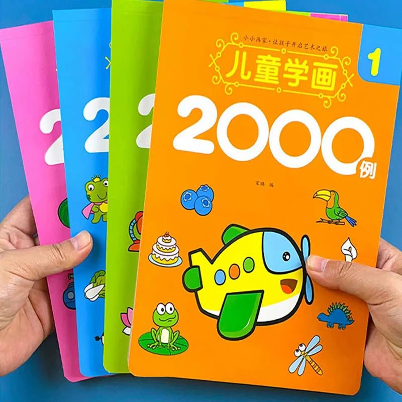 2000 Cases Children Learning Paint Sketching Creative Graffiti