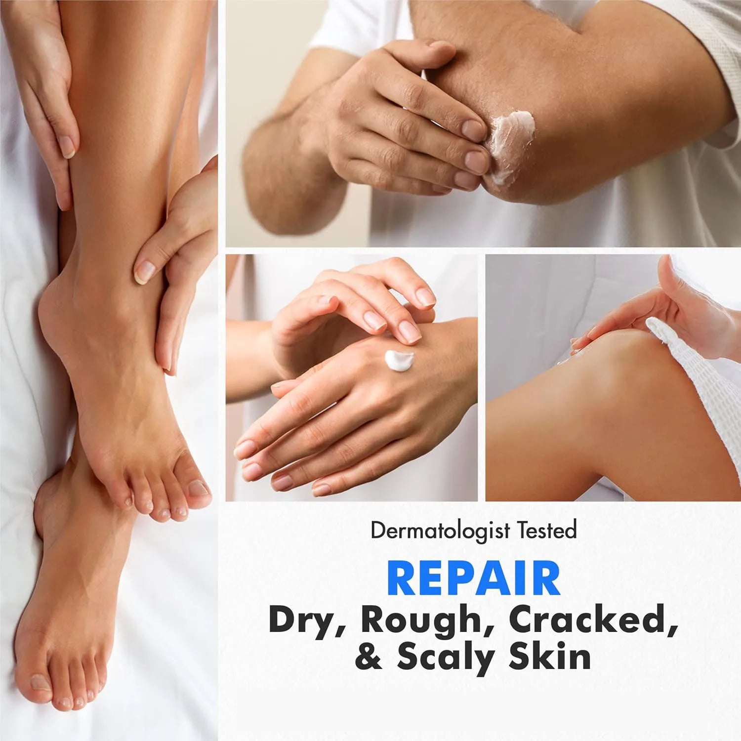 Foot Cream Urea Cream 40% plus Salicylic Acid 2% Soften Cracked Feet Moisturizing Gentle Exfoliating Daily Foot Care Solution Peaceful Pleasures Health and Wellness