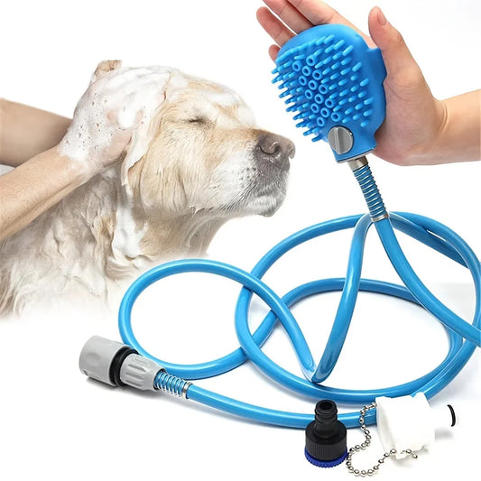 Adjustable Pet Shower Sprayer | Dog Bath Foam Soap Massager Tool Pet Shower Sprayer Peaceful Pleasures Health and Wellness