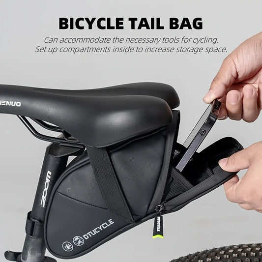 Large Capacity Bike Saddle Bag | Road & MTB Seat Post Bag Bike Saddle Bag Peaceful Pleasures Health and Wellness