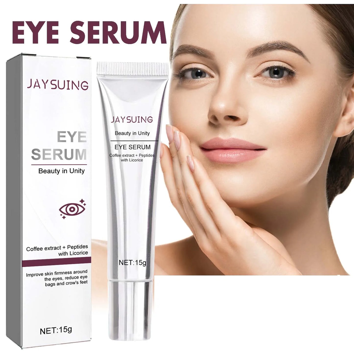 Niacinamide Firming Eye Cream Lock Moisture Reduce Dryness Relieve Fine Lines Increase Skin Elasticity Massage Eye Care Lotion Peaceful Pleasures Health and Wellness