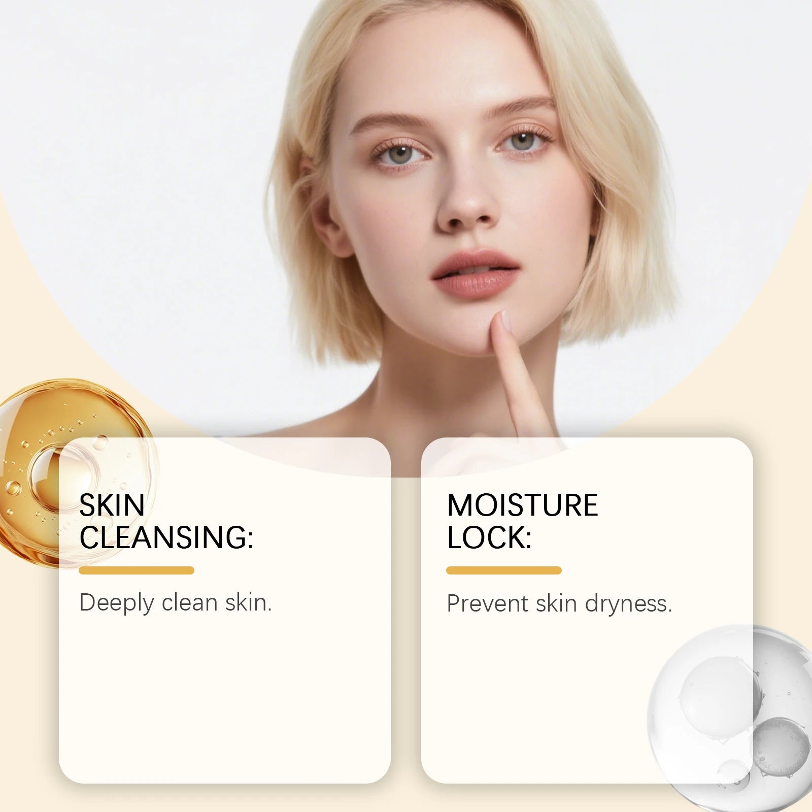 Allantoin Exfoliating Facial Cleanser Clean Facial Dirt Oil Control Unclog Pores Brighten Skin Refreshing Cleansing Facial Gel Peaceful Pleasures Health and Wellness