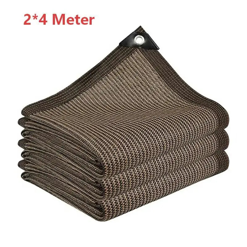 Coffee Sun Shade Sail Net – UV Protection for Patio & Garden