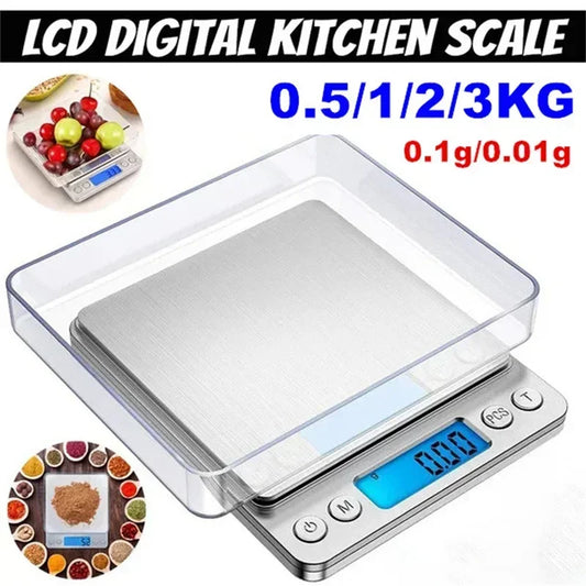 Mini Precision Digital Kitchen & Jewelry Scale 3000g/0.1g Digital Precision Scale Peaceful Pleasures Health and Wellness
