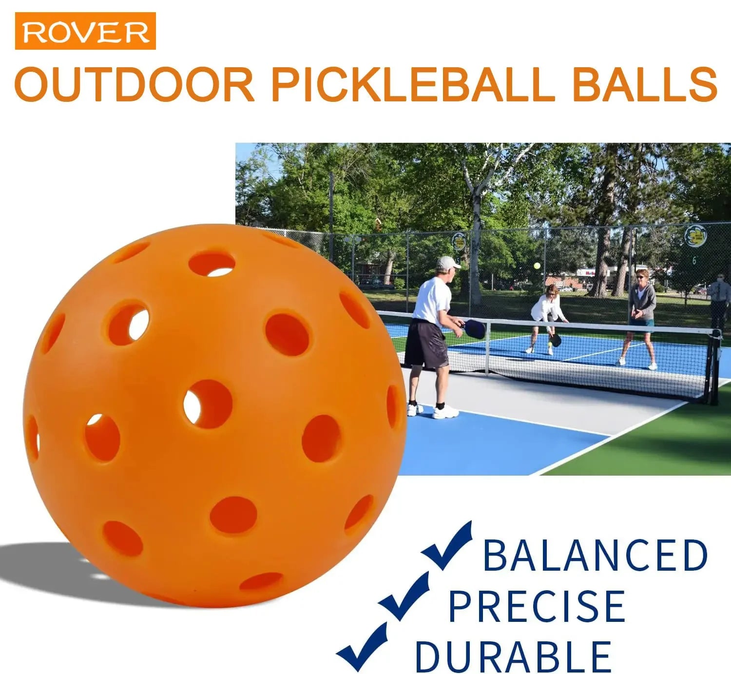 Pickleball 72MM Durable 26 Holes Outdoor 3/6/10Pcs Pickleballs Outdoor for Competition pickleball Packs of Pickleballs Peaceful Pleasures Health and Wellness