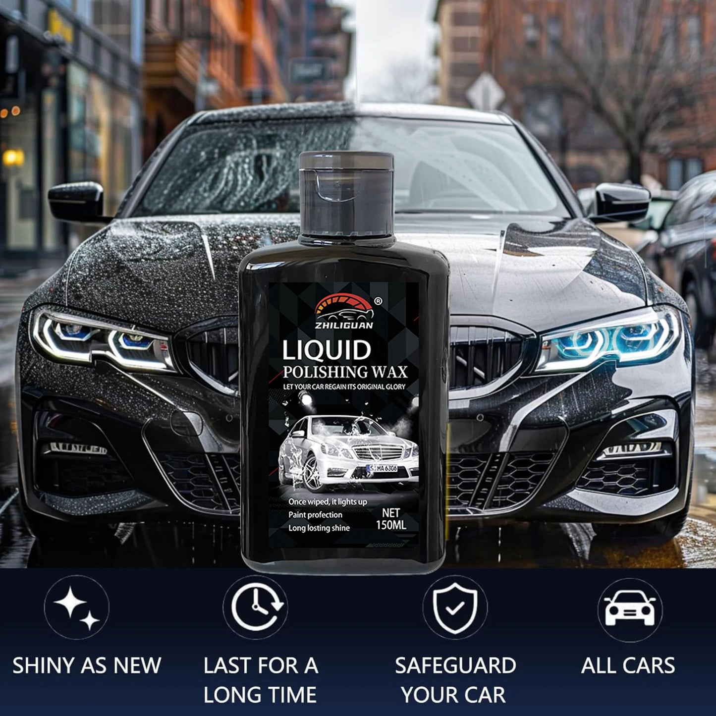Nano Ceramic Coating Wax & Sealant – Hydrophobic Car Protection