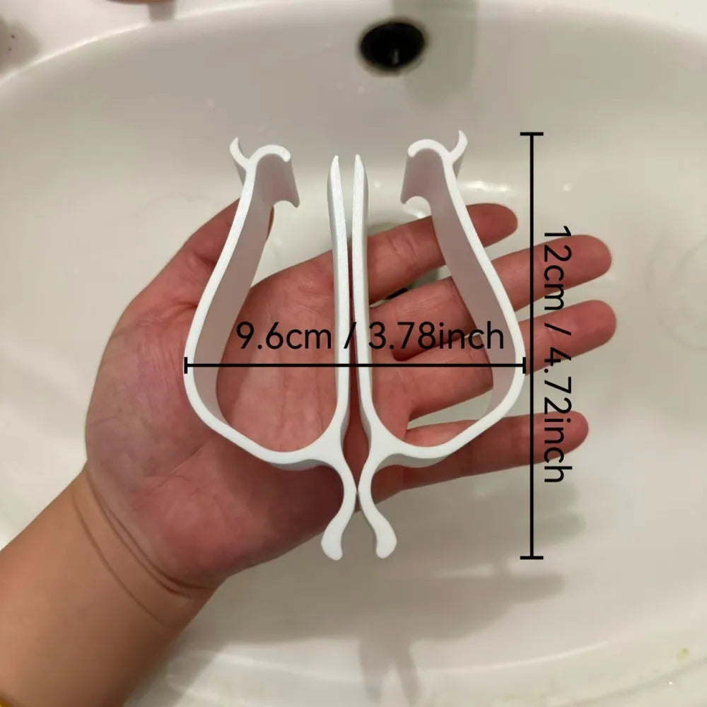 2-Pack Toilet Seat Stabilizer – Non-Slip Alignment Fix