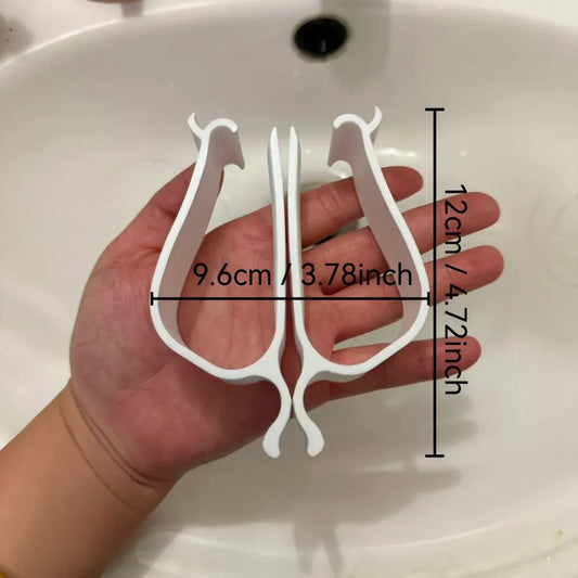 2-Pack Toilet Seat Stabilizer – Non-Slip Alignment Fix Toilet Seat Stabilizer Oasis Select