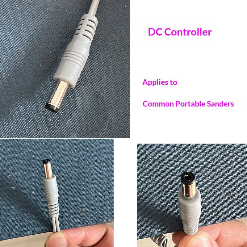 Electric Nail Drill Pen Handle, Manicure Pedicure File Polish Grind Machine Handpiece with DC & 3-PIN Plug Accessories Peaceful Pleasures Health and Wellness