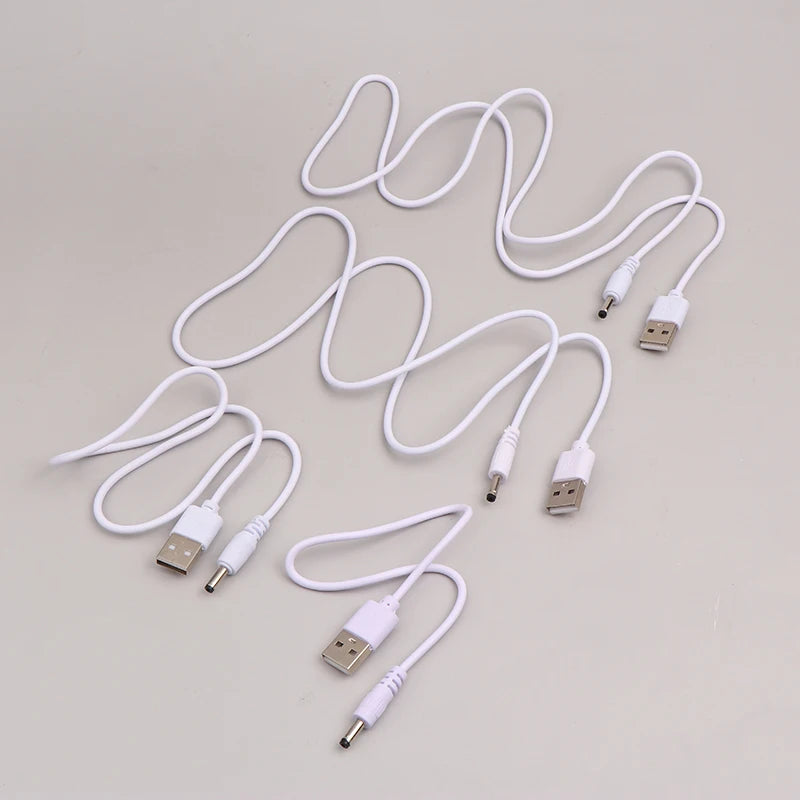 New USB To DC 3.5mm Power Cable Jack Connector 5V Charger Power Cable Universal For HUB Mini Fan Router Ser MP3/MP4 Peaceful Pleasures Health and Wellness