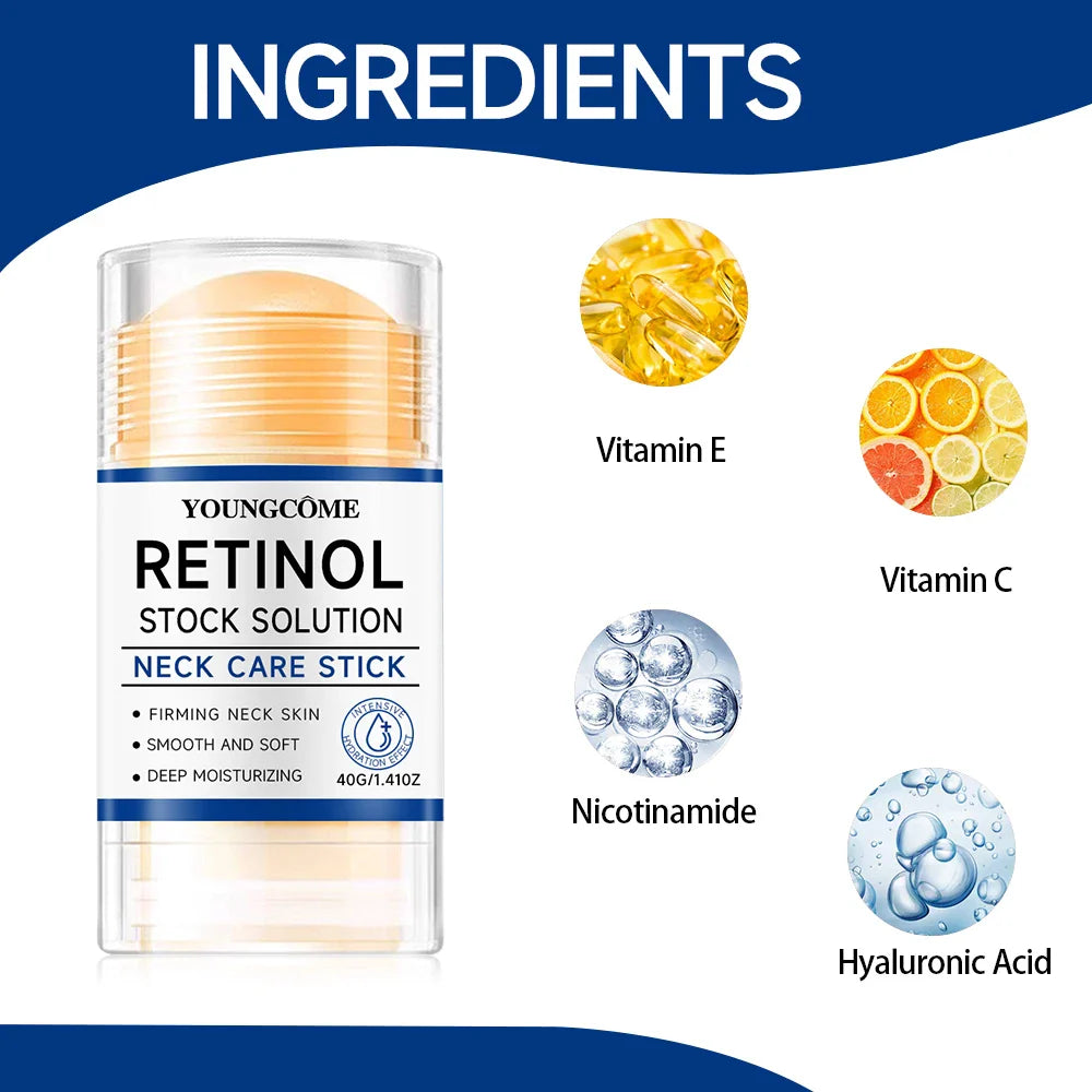 YOUNGCOME Retinol Neck Firming Stick | Hyaluronic Acid & Collagen