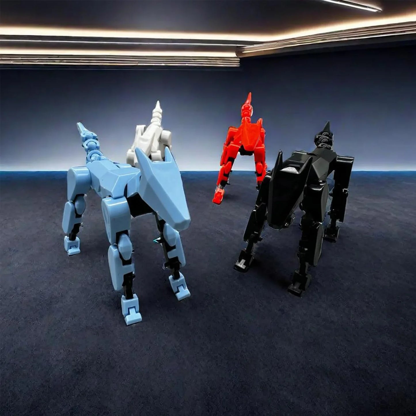 3D Printed Poseable Robot Mannequin Figure – Movable Toy