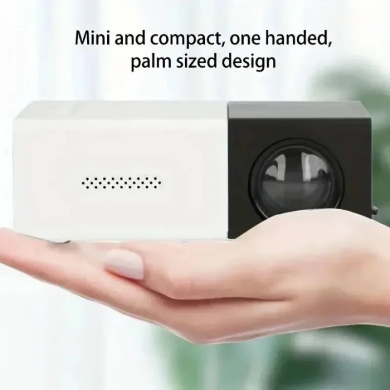 Portable Mini Projector with Full HD 1080P Support -Includes Remote Control, USB-Powered, Ideal for Smartphones, and USB Devices Peaceful Pleasures Health and Wellness