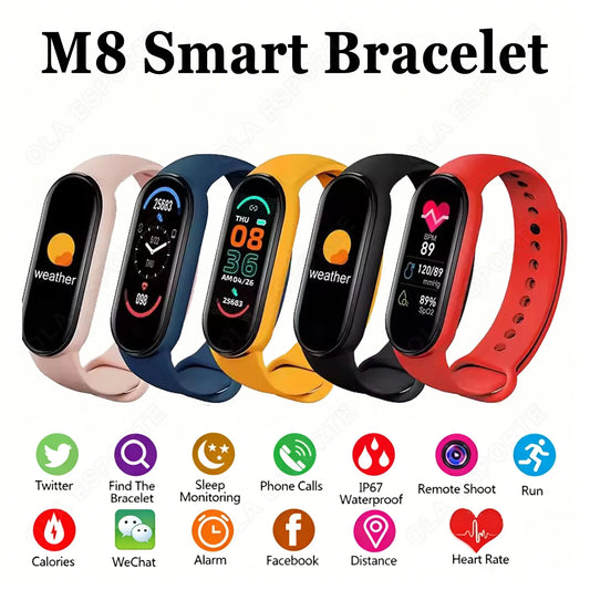 New Smart Bracelet Men Women Fitness Tracker Smartwatch Blood Pressure Heart Rate Monitor Band Smart Watch For Android iOS HT30 Peaceful Pleasures Health and Wellness