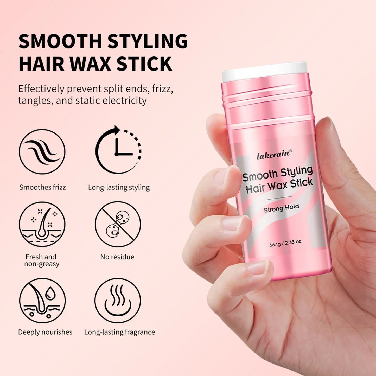 Anti-Frizz Hair Wax Stick | Smoothing Pomade for Women