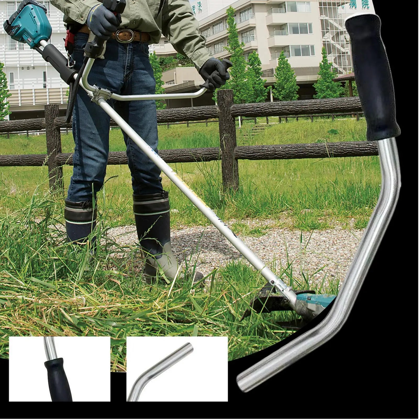 Lawn Mower Handle Lawn Trimmer Handle Trimmer Handle Ergonomic Motor Recoil Replacement Garden Power Tools Accessories Peaceful Pleasures Health and Wellness