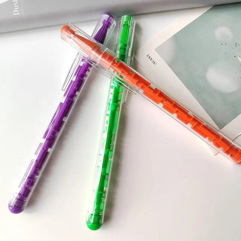 Maze Ballpoint Pen 2-Pack – Fun Puzzle Game Writing Tool