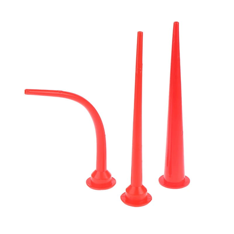 Camber / Long Caulking Nozzle Set Plastic Caulking Nozzle Applicator Sausage Caulking Extension Tool Peaceful Pleasures Health and Wellness