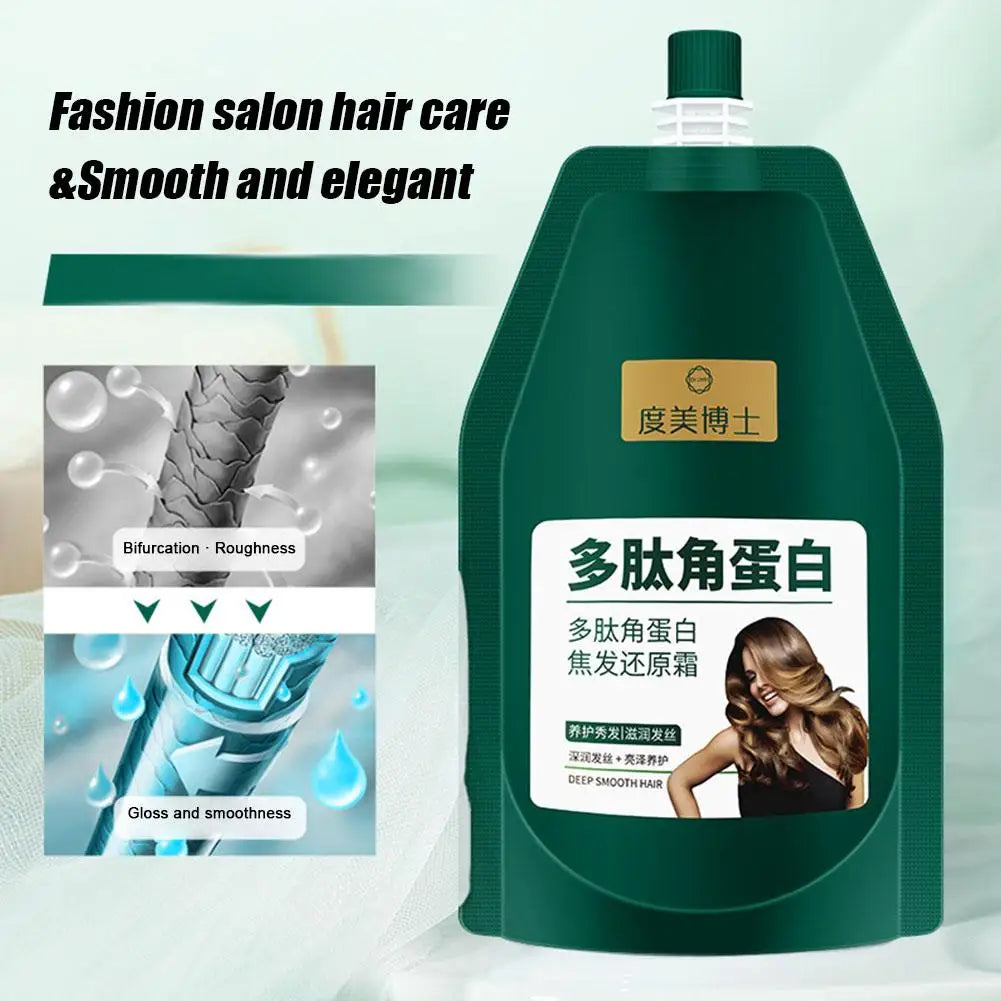 1/2pcs 250g Keratin Hair Mask Polypeptide Keratin Hair Restoring Cream Repair Dry Damaged Hair Treatment Burnt Hair Care Cream Peaceful Pleasures Health and Wellness