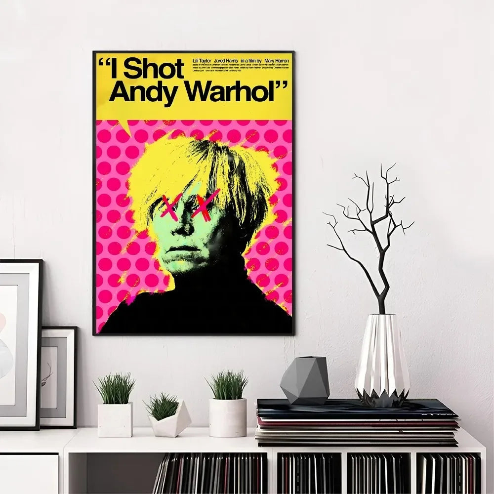 Andy Warhol HD Canvas Print Poster | Abstract Pop Art Wall Decor Canvas Print Poster Peaceful Pleasures Health and Wellness