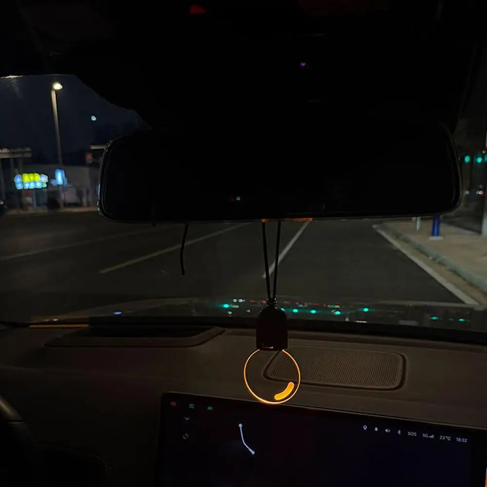 Retro Light Bulb Car Pendant Acrylic Ambient Interior Light